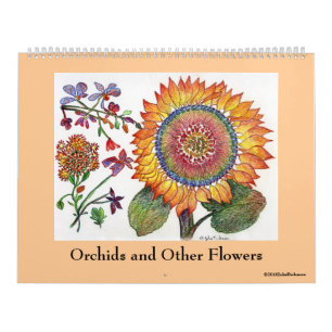 Orchideen und andere Blumen Kalender