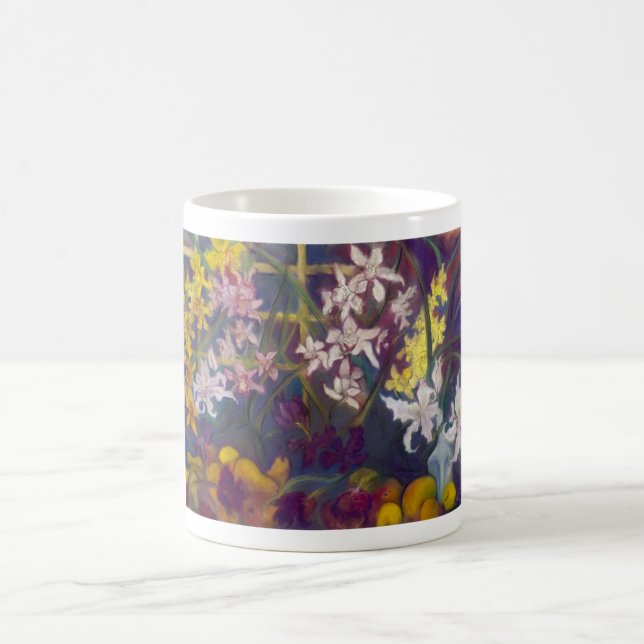 Orchideen-Ursprung IX, FauveArts.com Kaffeetasse (Mittel)
