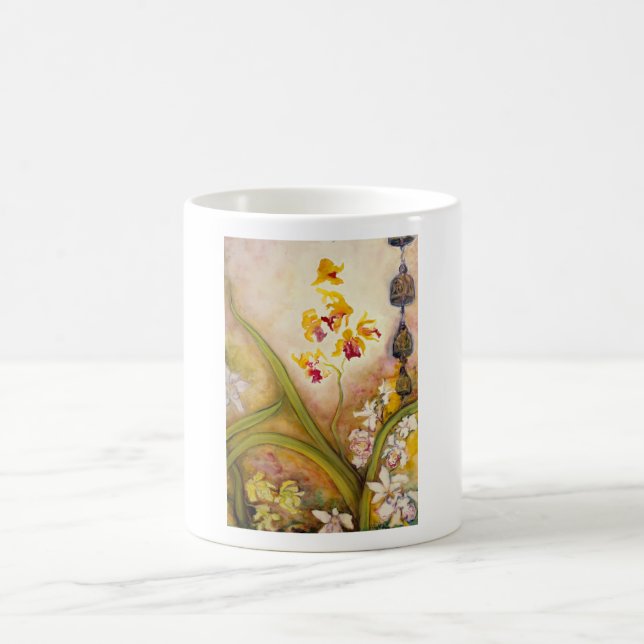 Orchideen-Ursprung X, FauveArts.com Tasse (Mittel)