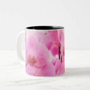 Orchideen Zweifarbige Tasse
