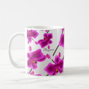 Orchideenblüten Elegante Blumen Kaffeetasse