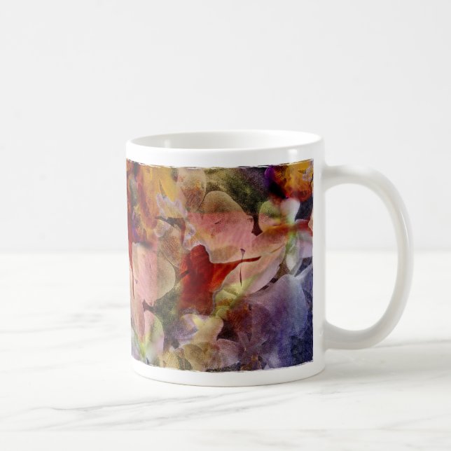 Orchideencollage - Tasse (Rechts)