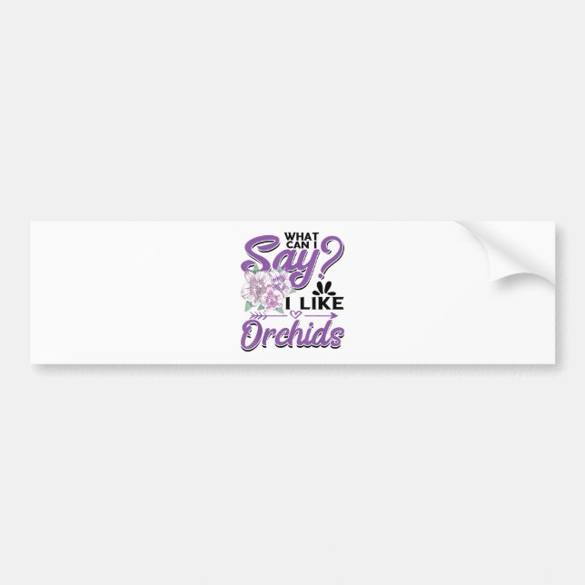 Orchideengärtnerei Autoaufkleber (Vorne)