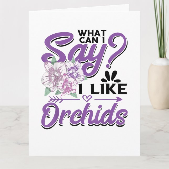 Orchideengärtnerei Karte (Vorderseite)