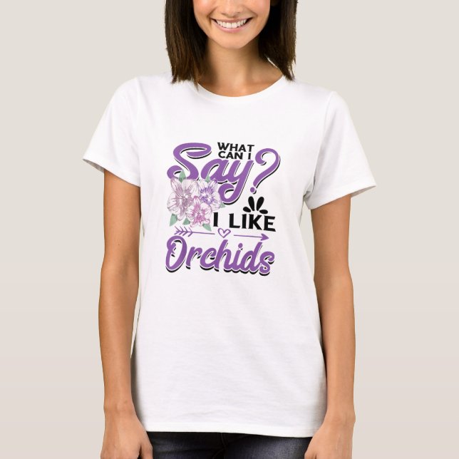 Orchideengärtnerei T-Shirt (Vorderseite)