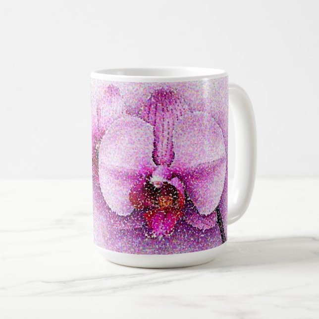 Orchideenhimmelsserenade Kaffeetasse (VorderseiteRechts)