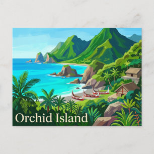 Orchideeninsel Taiwan Postkarte