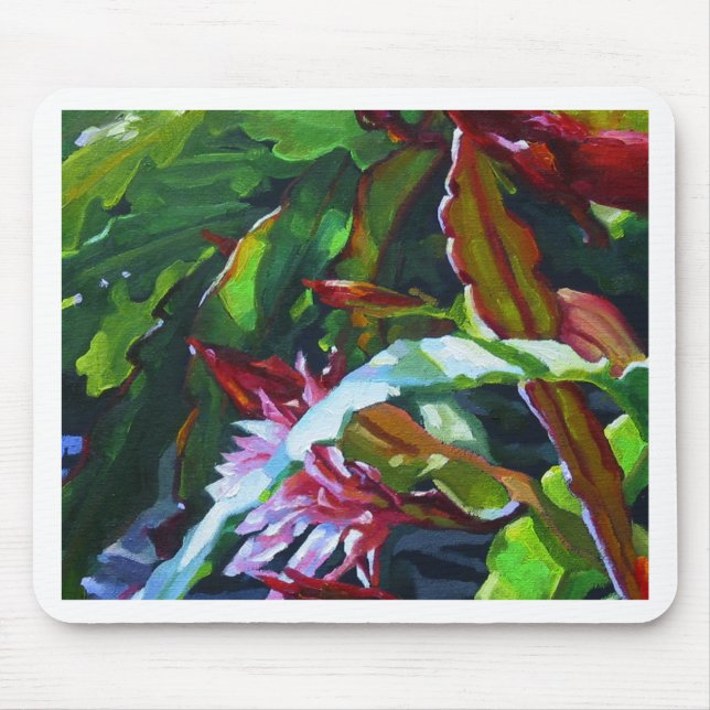 Orchideenkaktus 3 mousepad (Vorne)