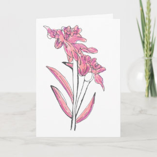 Orchideenkarte Karte