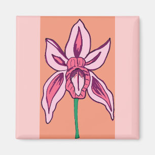 Orchideenmagnet Magnet