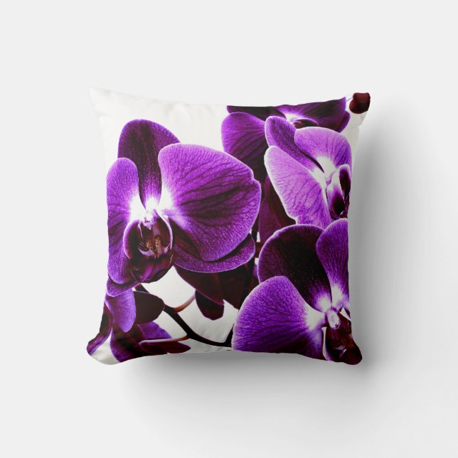 Orchideenschönheiten Kissen (Vorderseite)