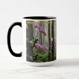 Orchideenwald Indonesien Kiefernwald Natur Tasse