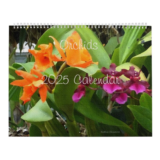 Orchids 2025 Calendar Kalender (Titelbild)