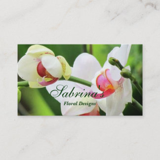 Orchids Blumendesign Business Cards Visitenkarte