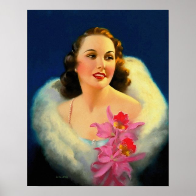 Orchids - Edward Mason Eggleston Poster (Vorne)