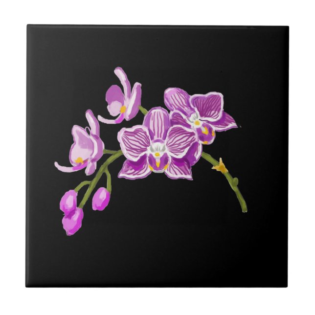 Orchids Fliese (Vorderseite)