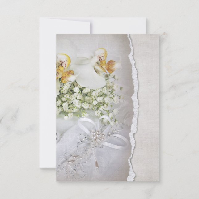 Orchids Hochzeit-UAWG Einladung (Vorderseite)