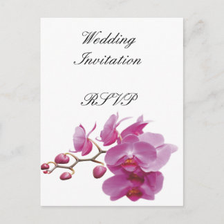 Orchids Inexpensive Hochzeitspakete Set Kits Einladungspostkarte