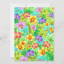 Orchids Succules Monsteras Kunstdruckerei Einladung