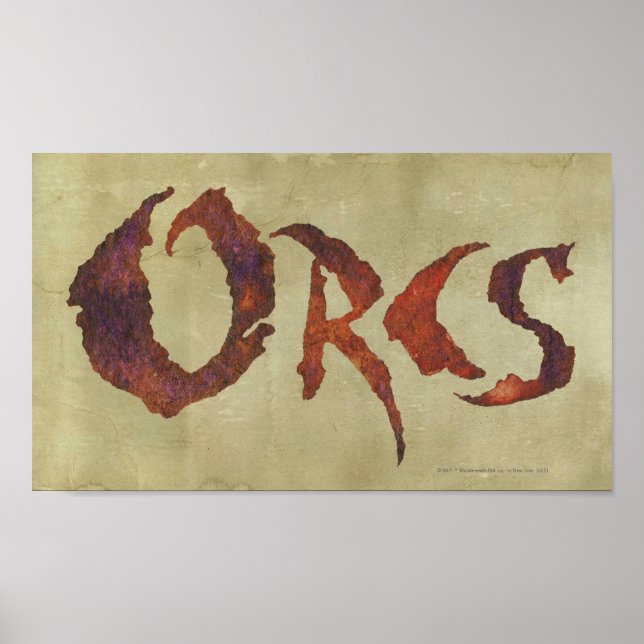 Orcs Poster (Vorne)