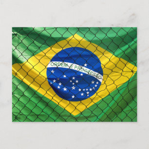 Ordem e Progresso Flag Brasilien Postkarte