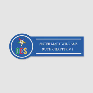 Orden der Ost-Sterne Namensschild