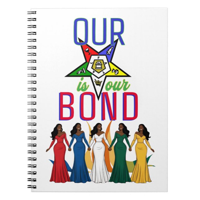 Orden des Eastern Star Journal Notizblock (Vorderseite)