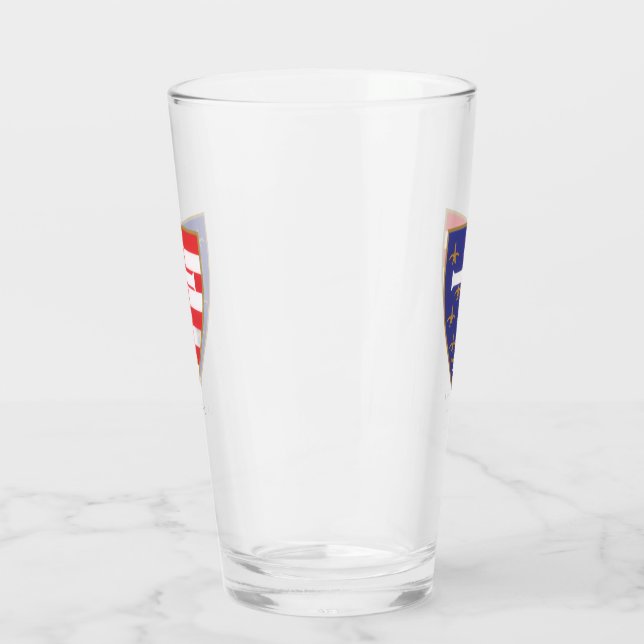 Orden des Heiligen Georg Bierglas Glas (Links)