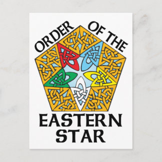 Orden des keltischen Knot-Designs im Osten Postkarte