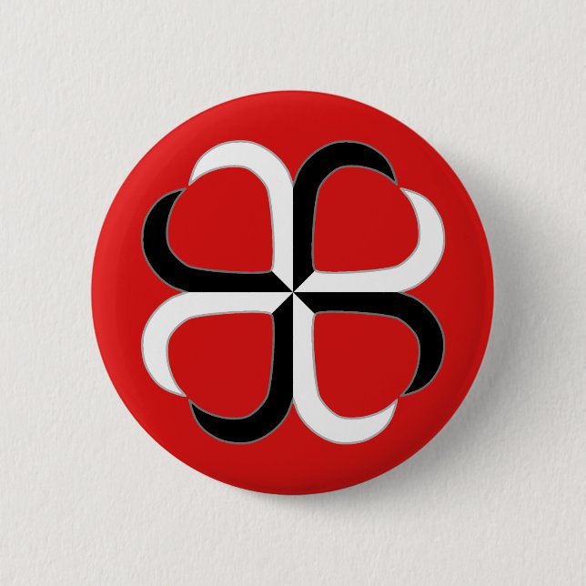 Orden des Meridiankreuzknopfes Button (Vorderseite)