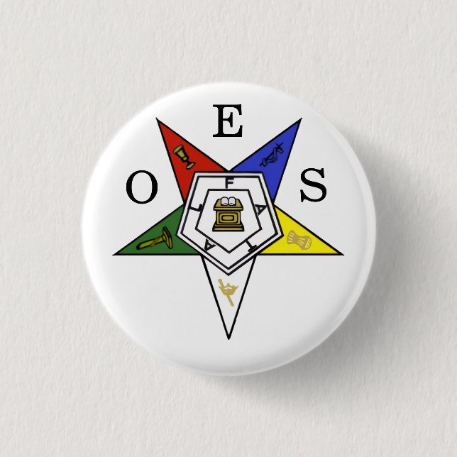 Orden des östlichen Sterns Emblem des Ordens Button (Vorderseite)
