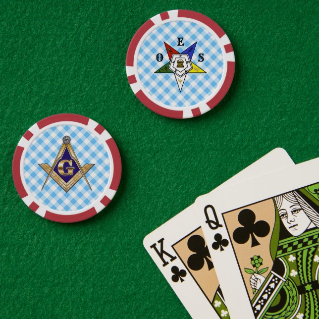 Orden des östlichen Sterns Pokerchips (Pokertisch (doppelt))