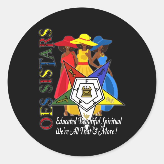 Orden des Oststernes Ring Diva Sistar Runder Aufkleber (Vorderseite)