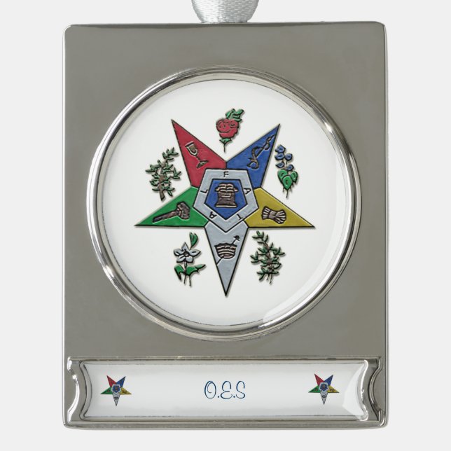 Orden des Oststerns Banner-Ornament Silber (Vorderseite)