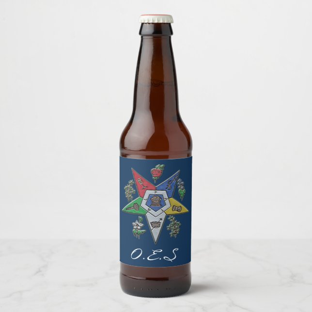 Orden des Oststerns Bierflaschenetikett (Vorderseite)