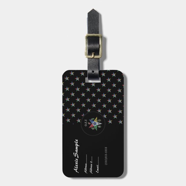 Orden des Oststerns Gepäckanhänger (Vorderseite vertikal)