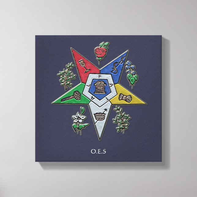 Orden des Oststerns Leinwanddruck (Vorderseite)