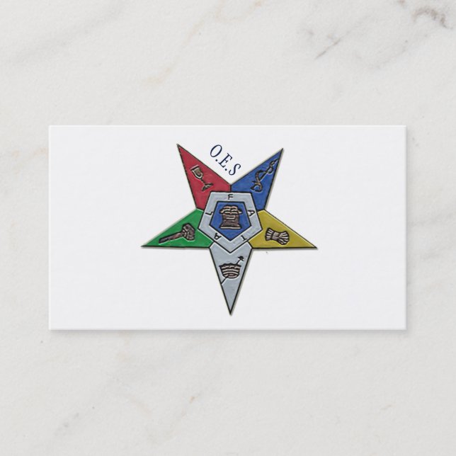 Orden des Oststerns Visitenkarte (Vorderseite)