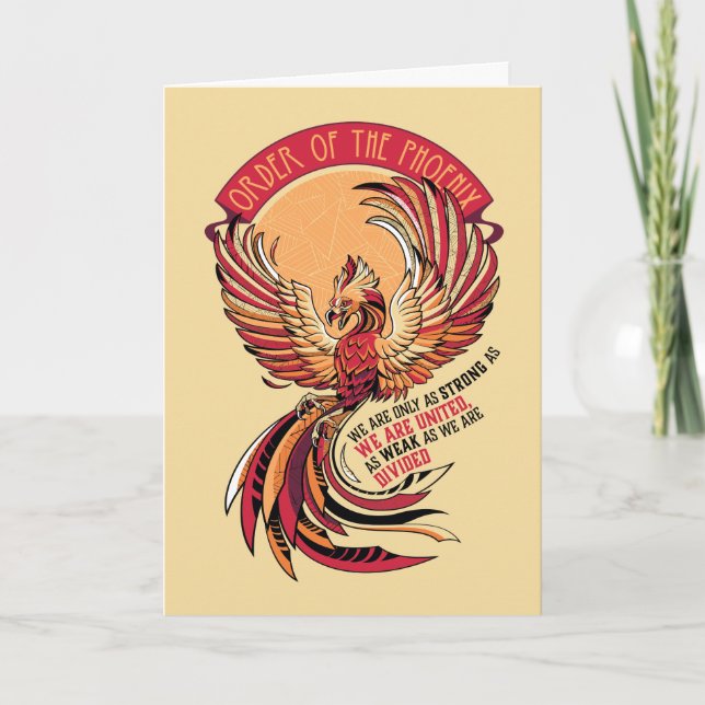 Orden des Phoenix-Häkchens Karte (Vorderseite)
