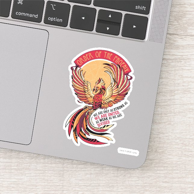 Orden des Phoenix-Kroketten-Emblems Aufkleber (Detail)