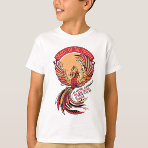 Orden des Phoenix-Kroketten-Emblems T-Shirt