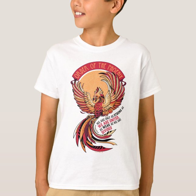 Orden des Phoenix-Kroketten-Emblems T-Shirt (Vorderseite)