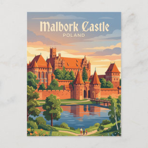 Ordensburg Marienburg Polen Postkarte