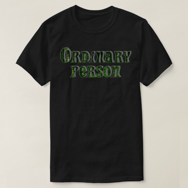 Ordentliche Person T-Shirt (Design vorne)