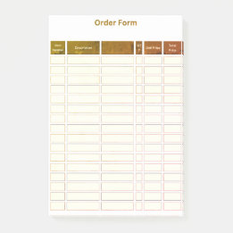 order form post it note post-it klebezettel