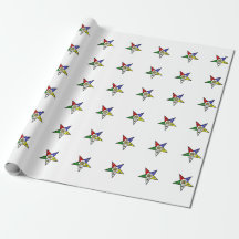 Order of Eastern Star Wrapping Paper for OES Gifts