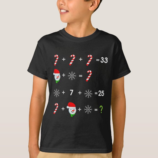 Order Of Operations Quiz Funny Math Teacher Christ T-Shirt (Vorderseite)