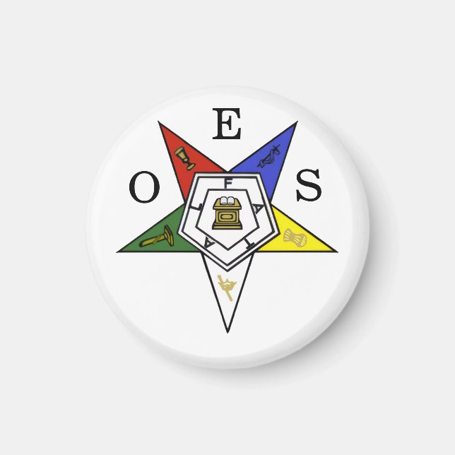 Order of the Eastern Star Emblem of the Order Magnet (Vorne)