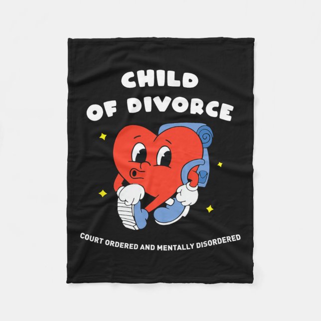 Ordertes und mentalisch gestörtes Kind von Div Fleecedecke (Vorderseite)