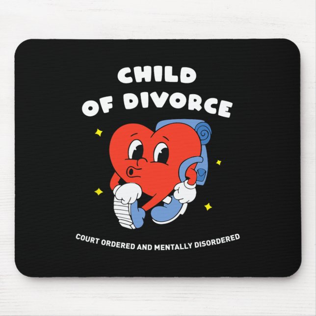 Ordertes und mentalisch gestörtes Kind von Div Mousepad (Vorne)
